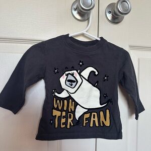 Zara Kids 6-9 month long sleeve Shirt - Black